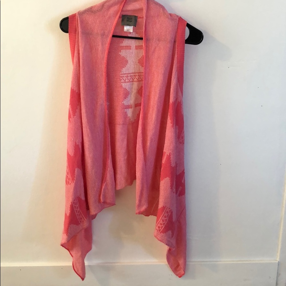 Pink southwest style Tunic vest